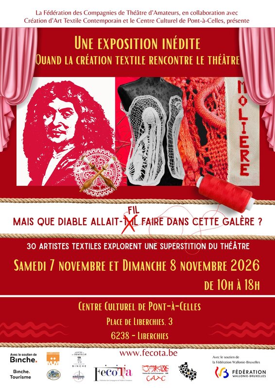 Expositions Exposition d arts : textile théâtre musique