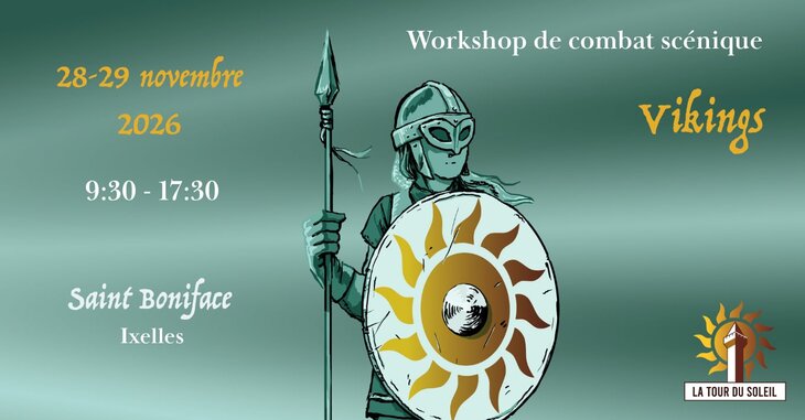 Stages,cours Haches boucliers - Workshop combat scénique