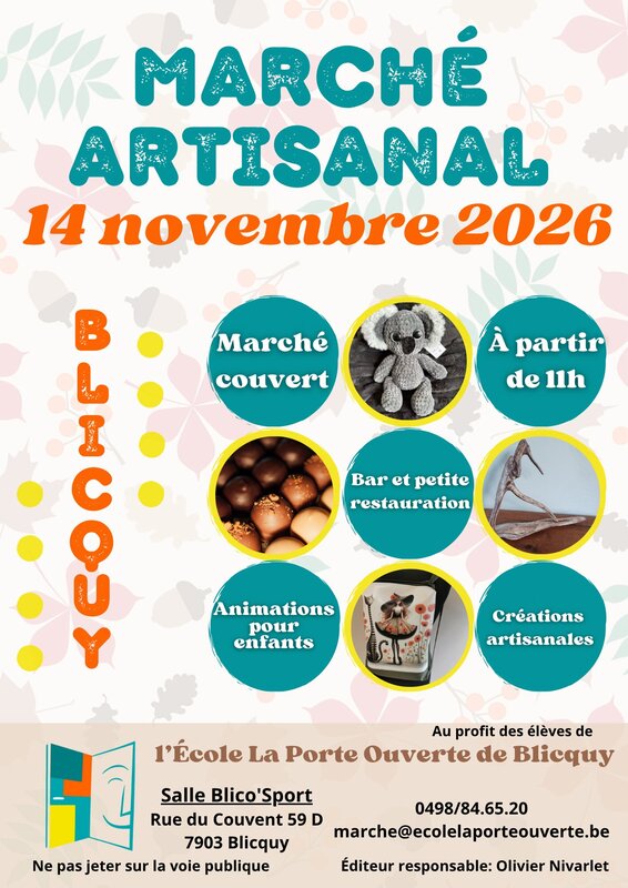 Loisirs Marché artisanal