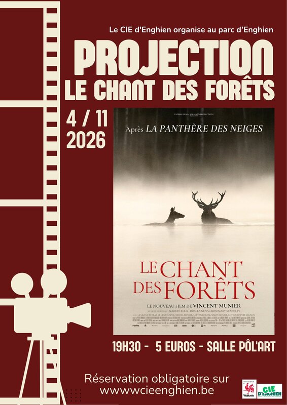 Spectacles Projection film chant forêts  Vincent Munier suivie d un débat