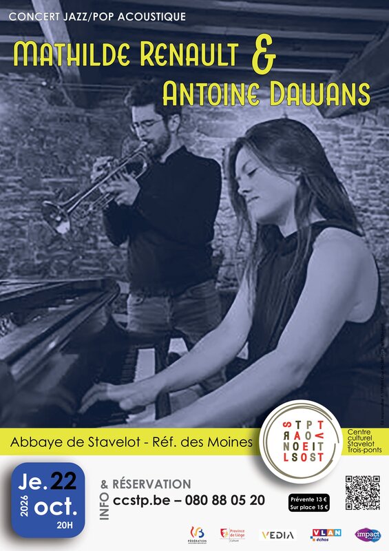 Concerts Concert Jazz/Pop acoustique : Mathilde Renault & Antoine Dawans