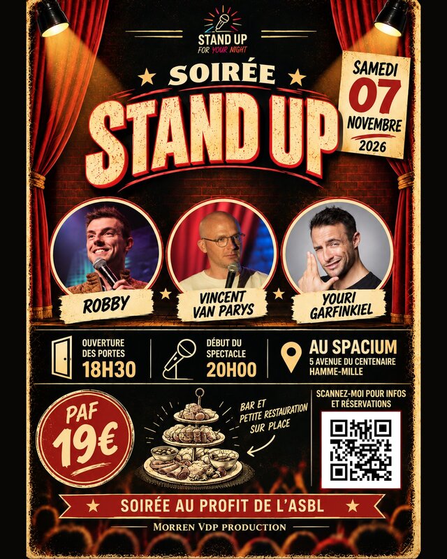 Spectacles Soirée Stand-Up