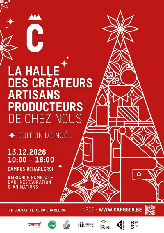 Marchés de Noël La Halle Créateurs, Artisans & Producteurs chez nous - édition Noël