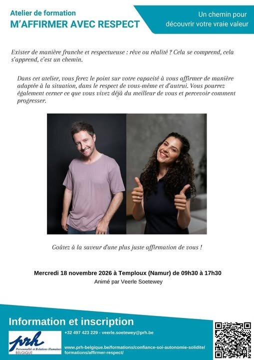 Stages,cours S affirmer avec respect