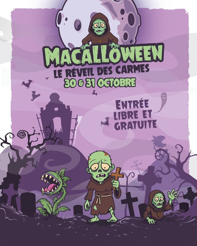 Loisirs Macalloween - réveil carmes