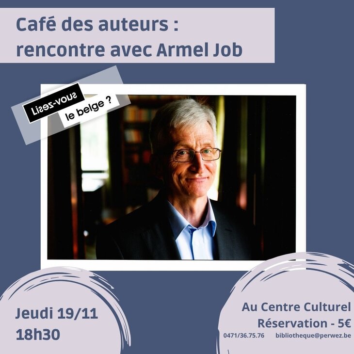 Conférences Café auteurs avec Armel Job