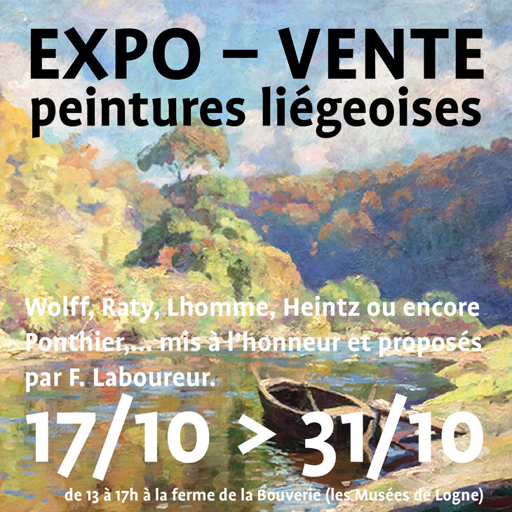Expositions Expo vente peintures liégeoises