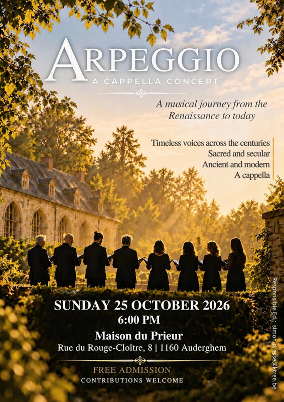 Concerts Ensemble vocal Arpeggio Rouge-Cloître