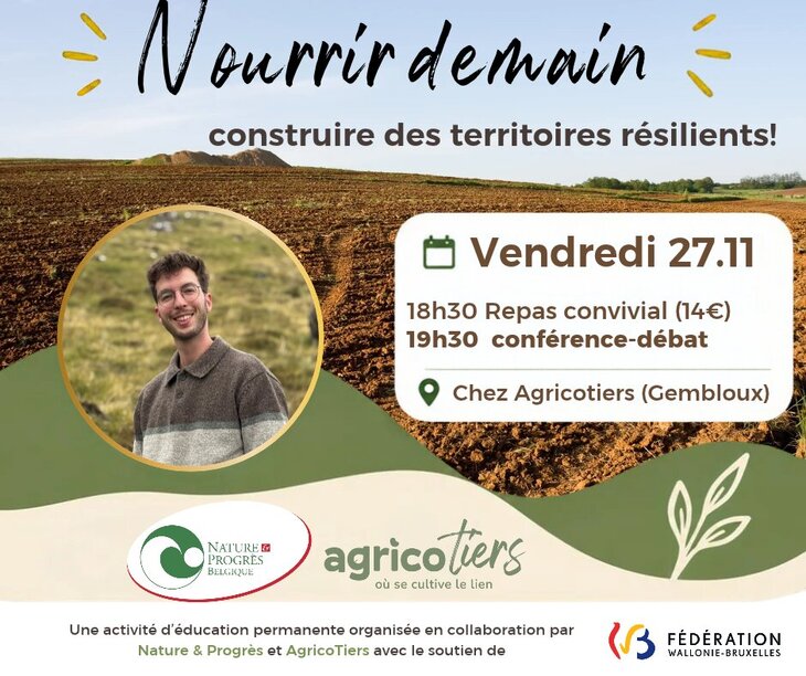 Conférences Nourrir demain, construire territoires résilients 