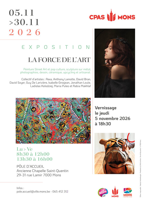 Expositions Vernissage l exposition Force l art  - Collectif 10 artistes