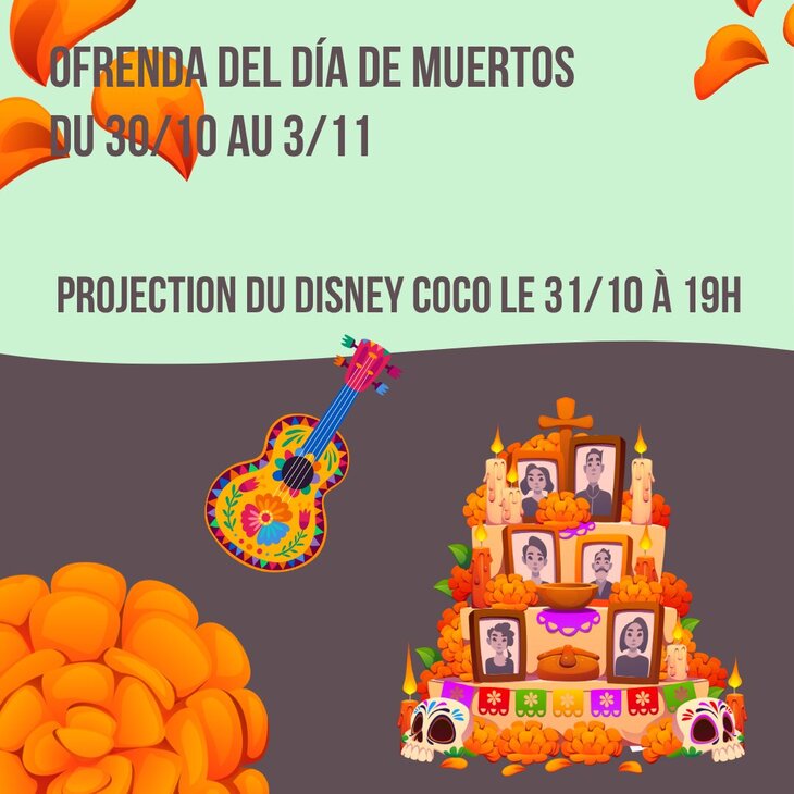 Soirées Ofrenda Día Muertos