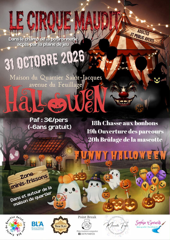 Loisirs Halloween Quartier Saint-Jacques