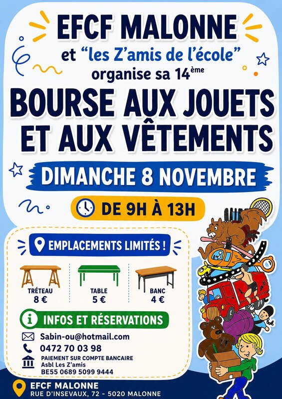 Loisirs Bourse jouets vêtements