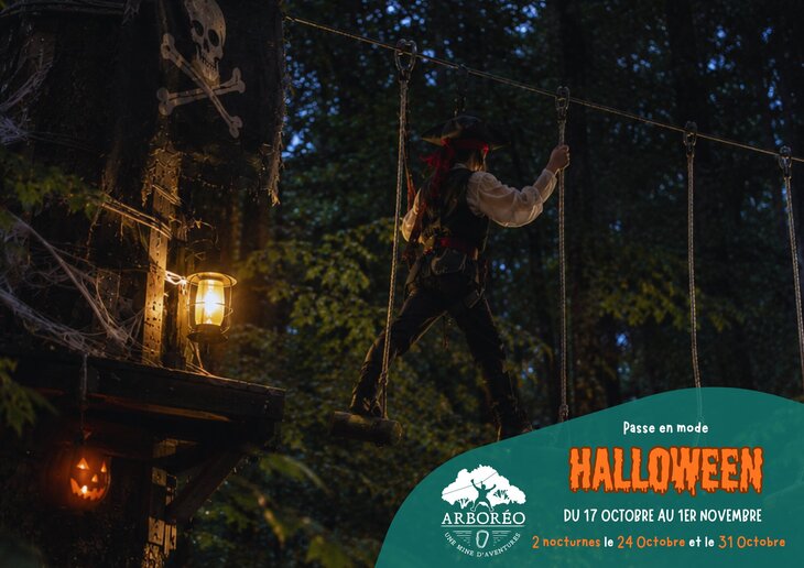 Loisirs Halloween Arboreo - Accrobranche Charleroi