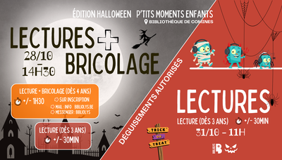 Stages,cours Lectures bricolage d Halloween