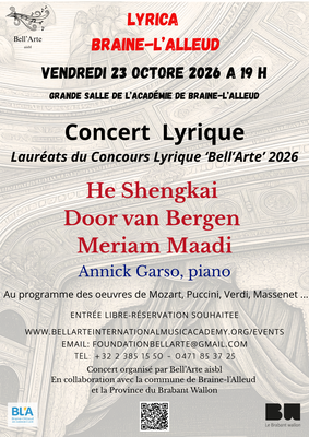 Concerts Concert lyrique