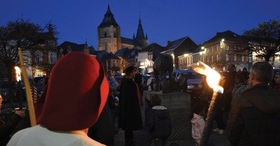 Loisirs Balade guidée Sous flambeaux : l histoire archers arbalestriers Soignies