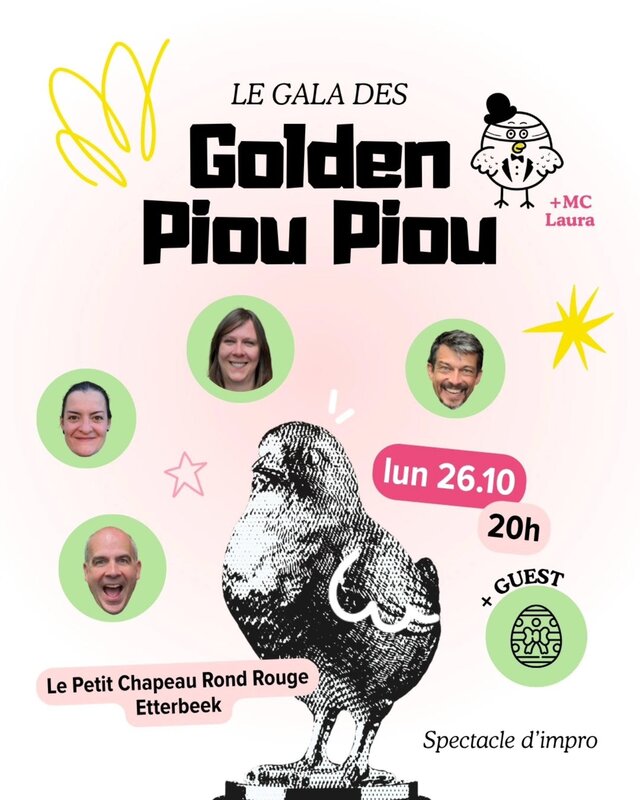Spectacles Le gala Golden Piou Piou (Spectacle d impro)