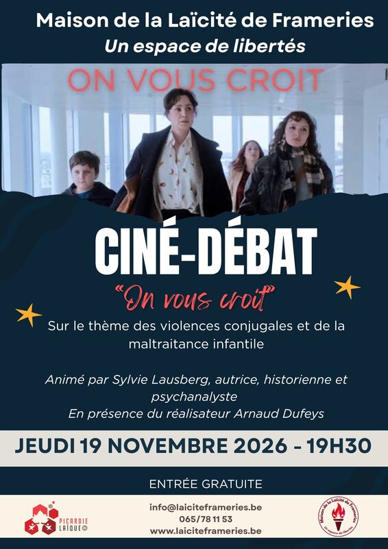 Conférences Ciné-débat : vous croit 
