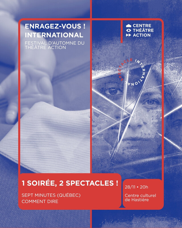 Spectacles Une soirée, deux spectacles - Centre Culturel Hastière