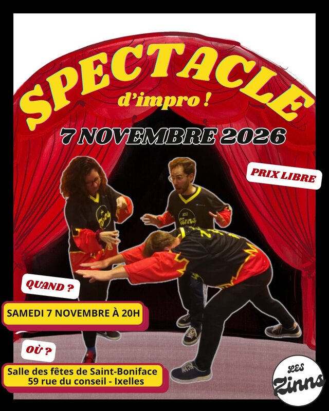 Spectacles Spectacle d impro Zinns