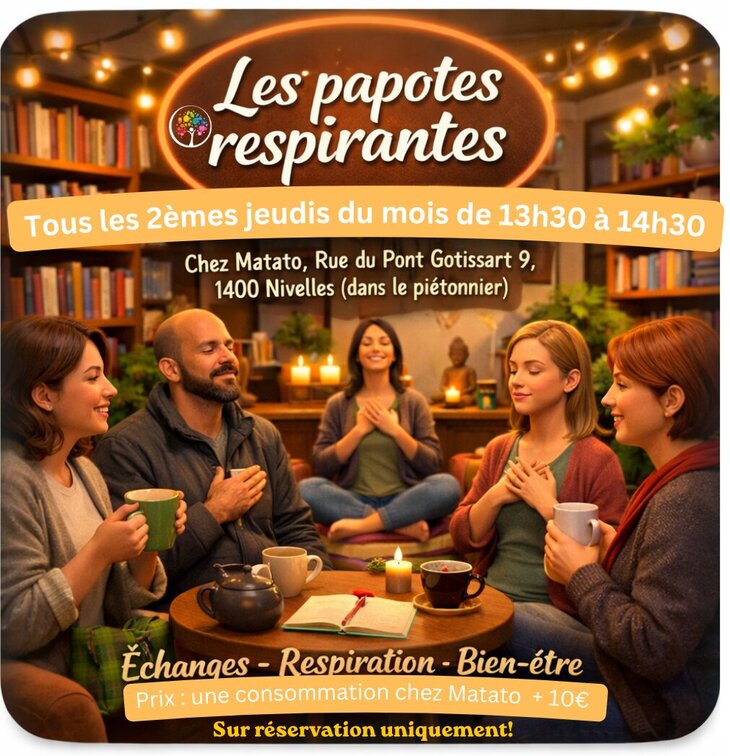 Stages,cours Les papotes respirantes - 2ème jeudi mois