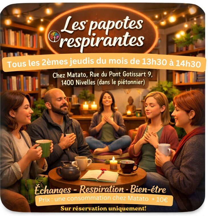 Stages,cours Les papotes respirantes - 2ème jeudi mois