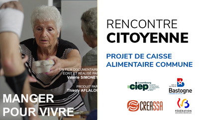 Conférences Caisse alimentaire commune : rencontre citoyenne
