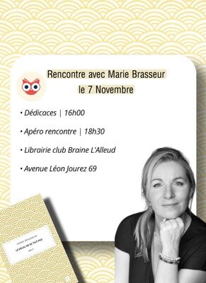 Conférences Rencontre avec Marie Brasseur, autrice Brainoise - deuil se tait pas