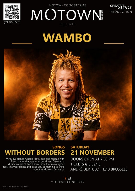 Concerts Wambo La chanson française mouvement