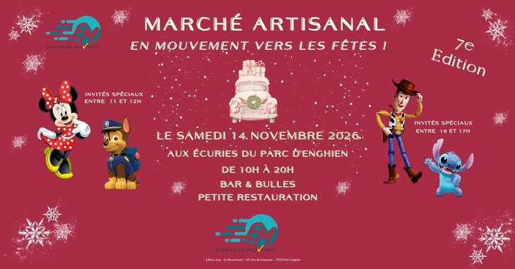 Loisirs Marché artisanal Mouvement vers fêtes