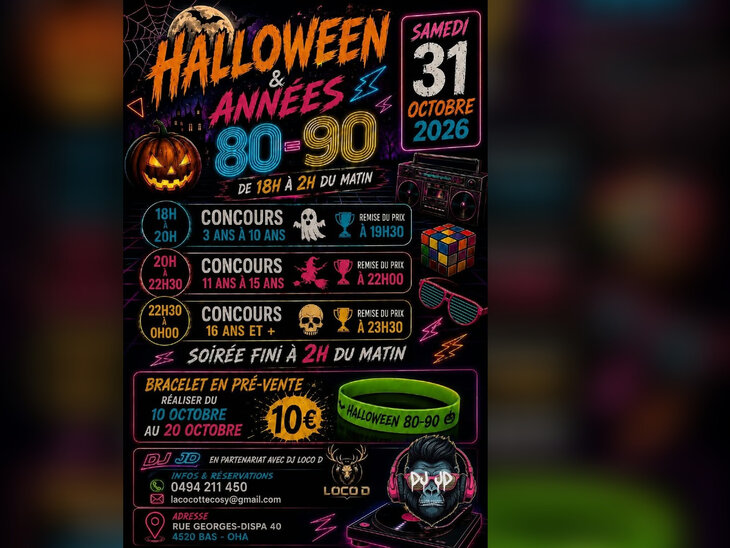 Soirées Soirée Halloween