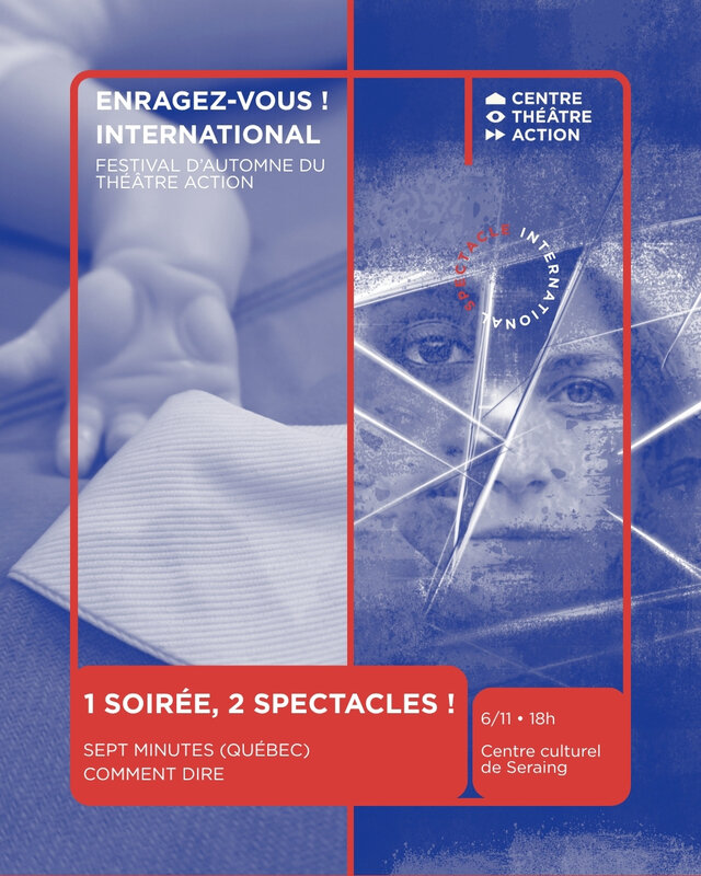Spectacles Une soirée, deux spectacles - Centre Culturel Seraing