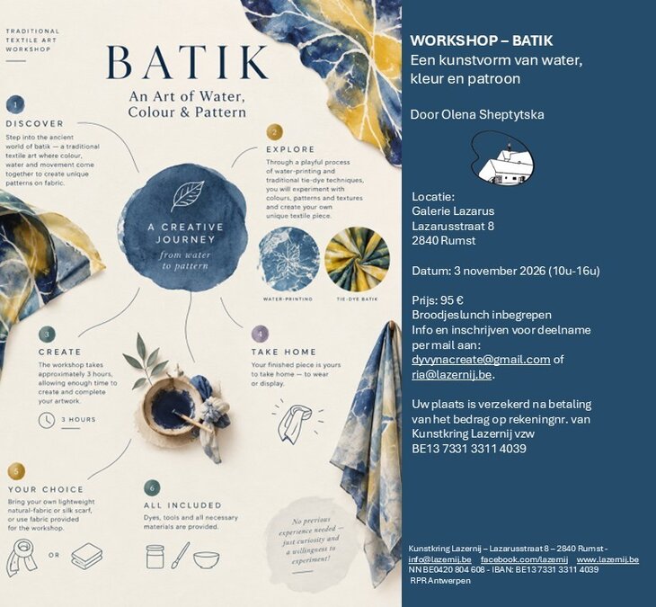 Batik Art (schilderen op zijde)