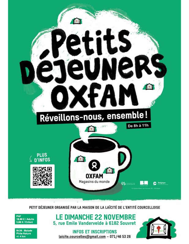 Loisirs Petit déjeuner Oxfam