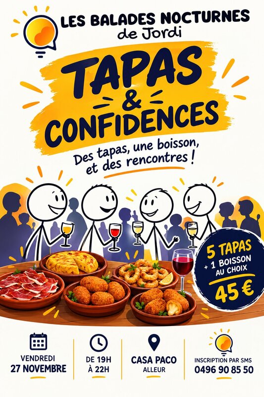 Soirées Tapas Confidences 8
