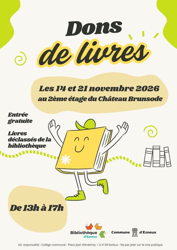 Loisirs Dons livres château Brunsode