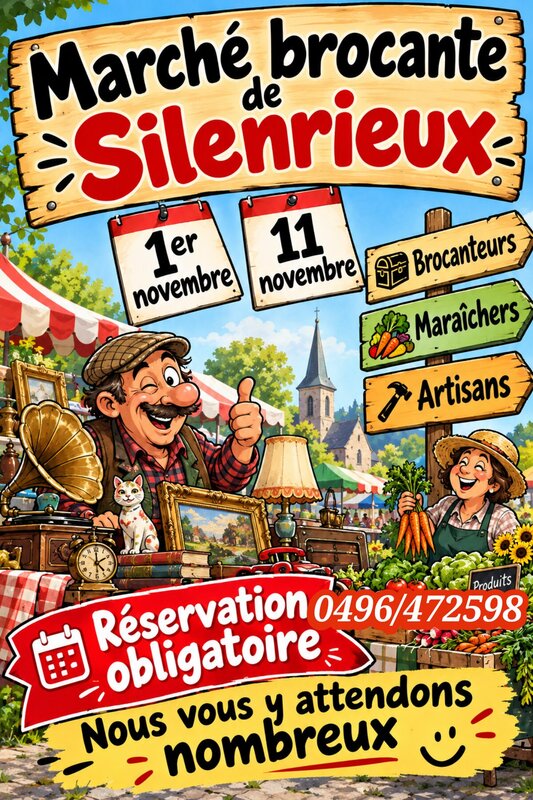  Marché brocante Silenrieux