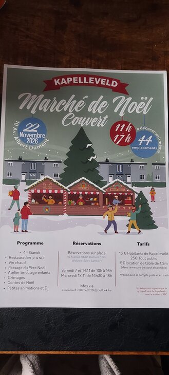 Marchés de Noël 2e Marché Noël Kapelleveld