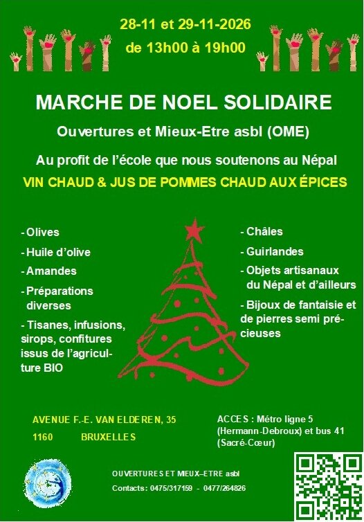 Marchés de Noël 6ème Marché Noël solidaire l asbl Ome