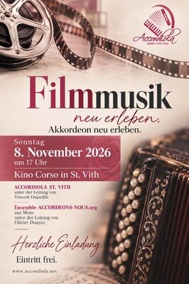 Concerts Concert d automne Redécouvrir musique film - Redécouvrir l accordéon