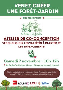 Loisirs Co-conception d une forêt-jardin 3 Ponts ?
