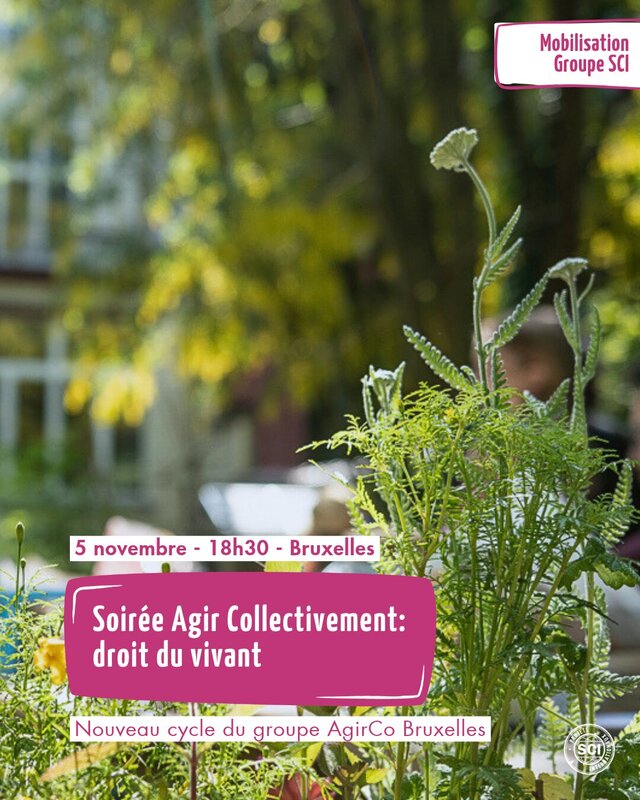 Conférences Soirée Agir Collectivement Droit vivant »