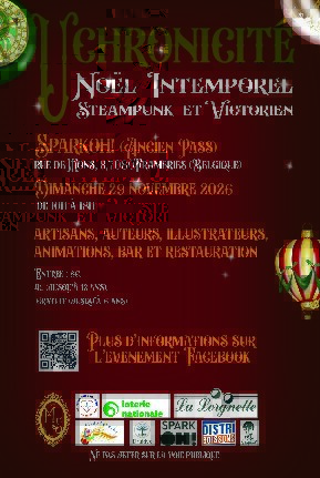 Marchés de Noël Uchronicité - Marché Noël intemporel Steampunk victorien