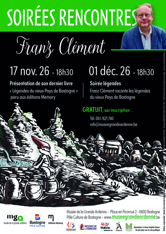 Conférences Soirée légendes vieux Pays Bastogne avec Franz Clément