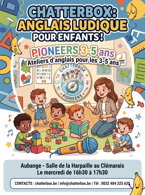 Stages,cours Chatterbox Kids & Languages Ateliers d anglais