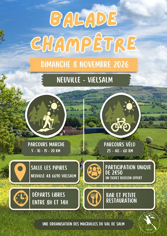 Loisirs Balade champêtre Macralles Val Salm