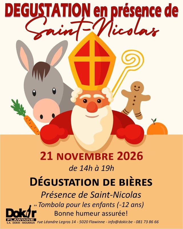 Loisirs Dégustation présence Saint-Nicolas