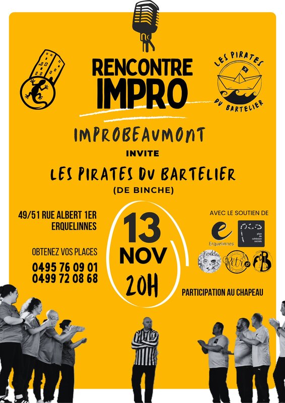 Spectacles Rencontre impro : Beaumont Binche