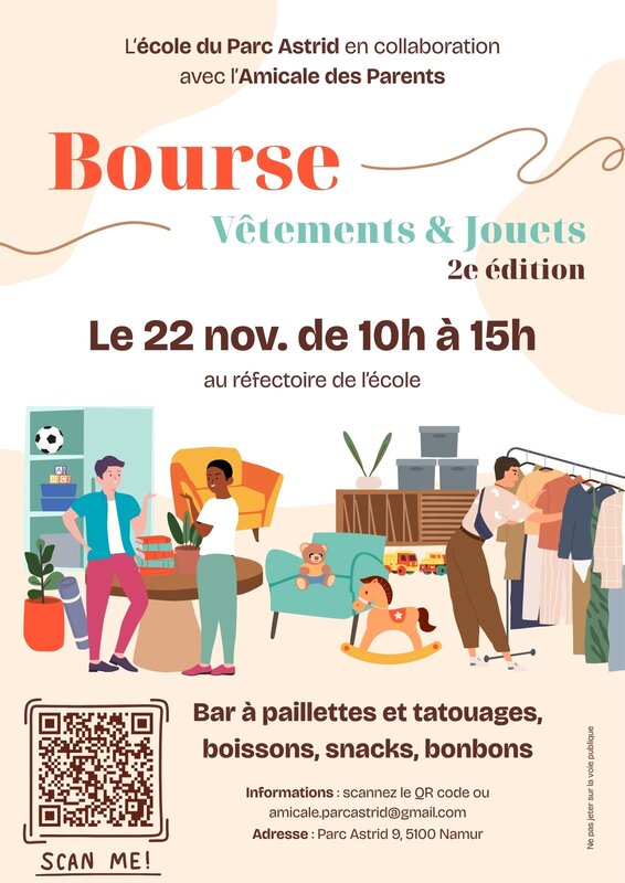 Loisirs Bourse vêtements jouets